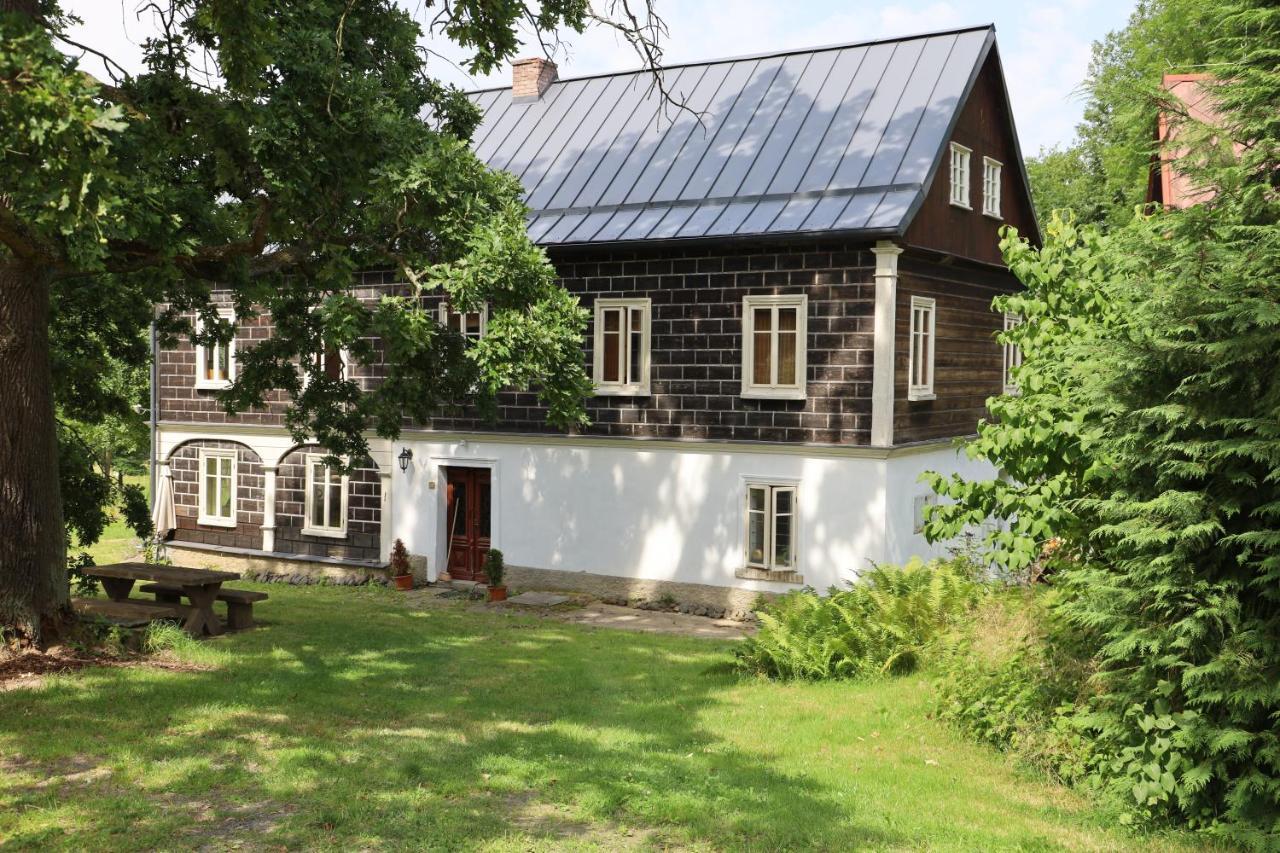 Chalupa Huníkov Ceska Kamenice Exterior foto