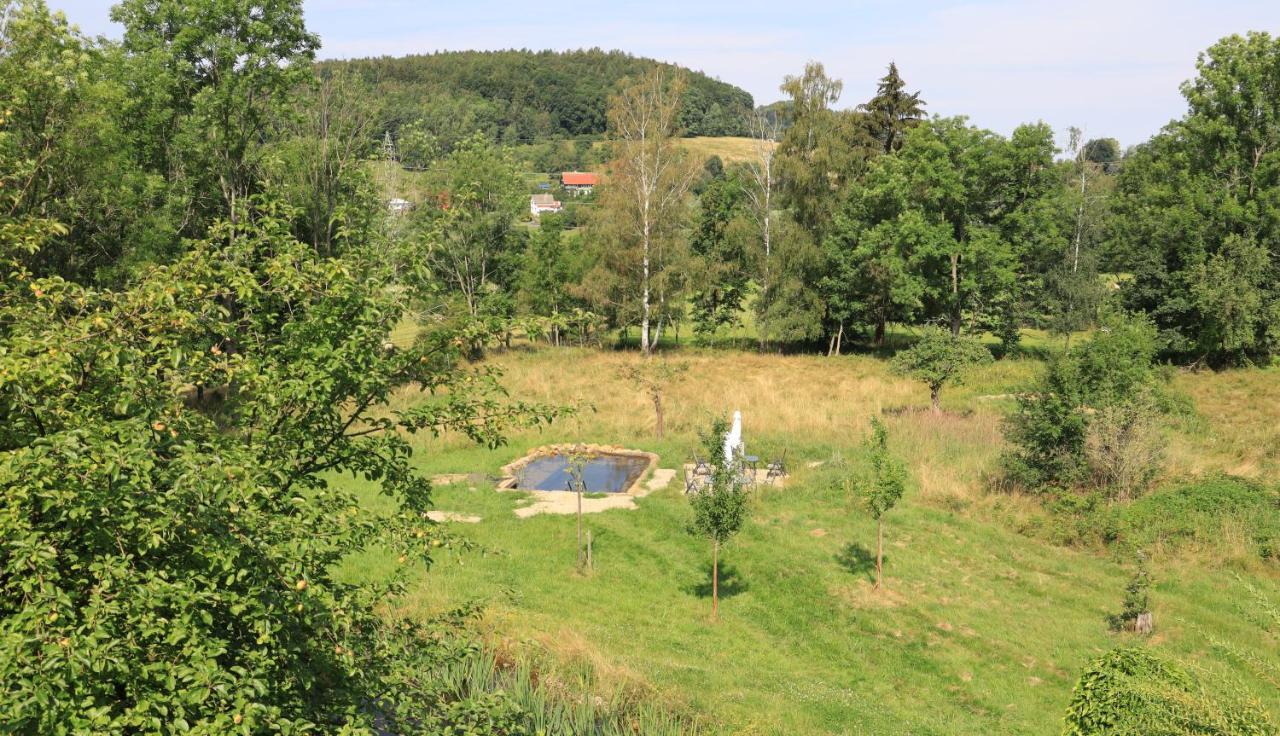 Chalupa Huníkov Ceska Kamenice Exterior foto