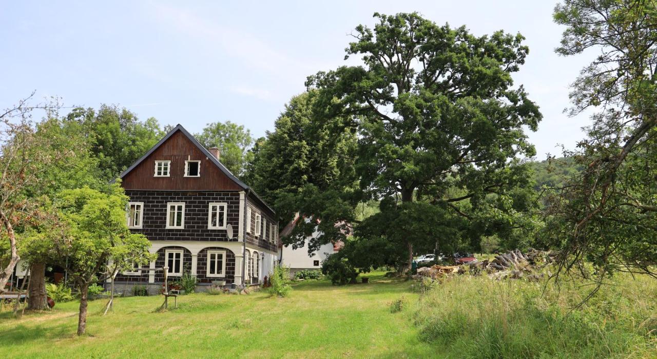 Chalupa Huníkov Ceska Kamenice Exterior foto